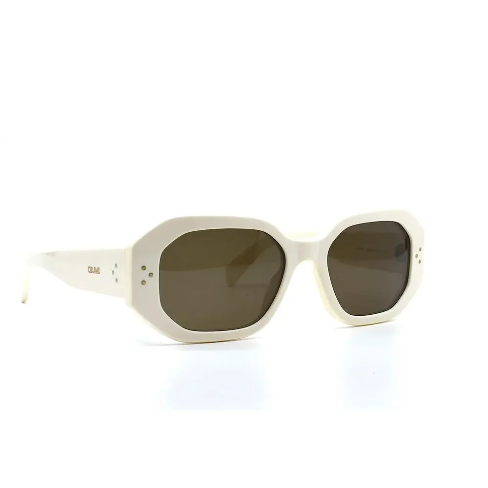 NEW CELINE CL40255I 25E IVORY BROWN AUTHENTIC SUNGLASSES - Picture 2 of 12